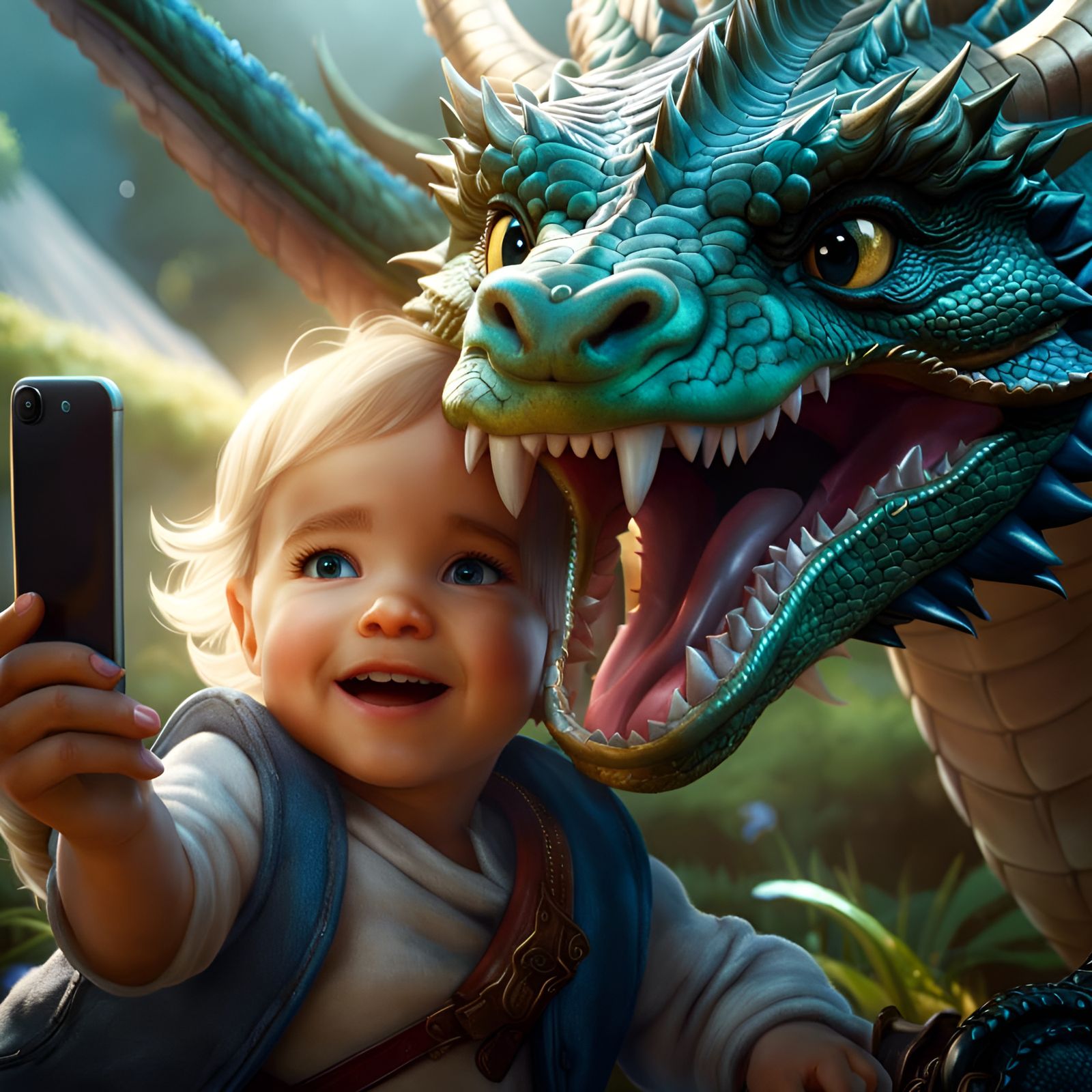 Taking a Selfie With a Friend  by @Iancu