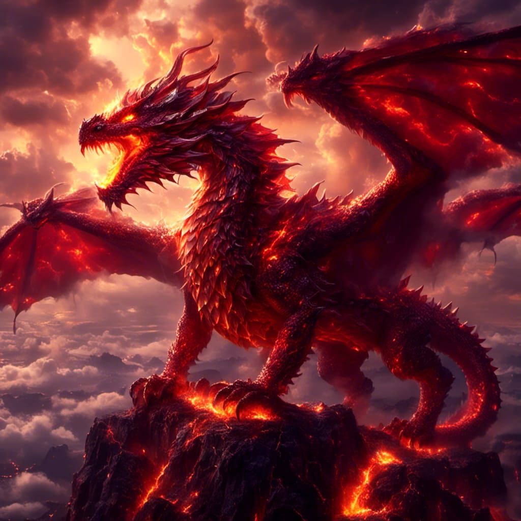 Hell Dragon  by @undefined