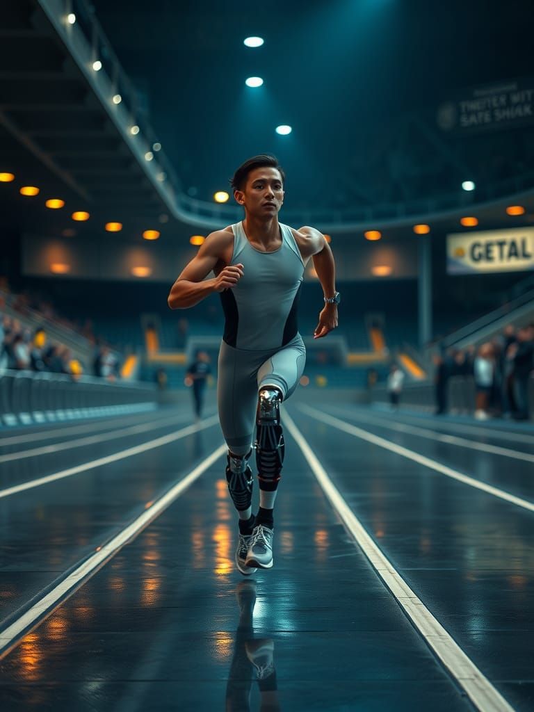 Olympian Runner  by @Crashenti01