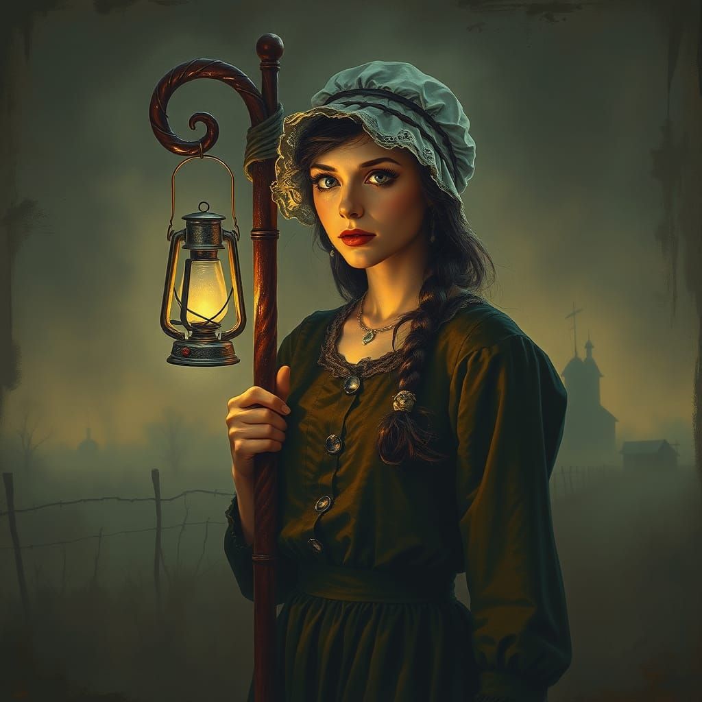 Mary had a little lamp