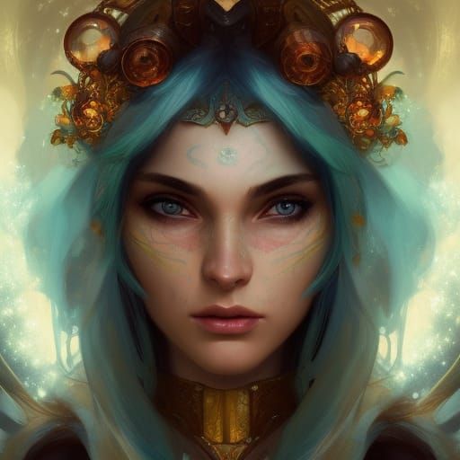 spiritual elf woman - AI Generated Artwork - NightCafe Creator