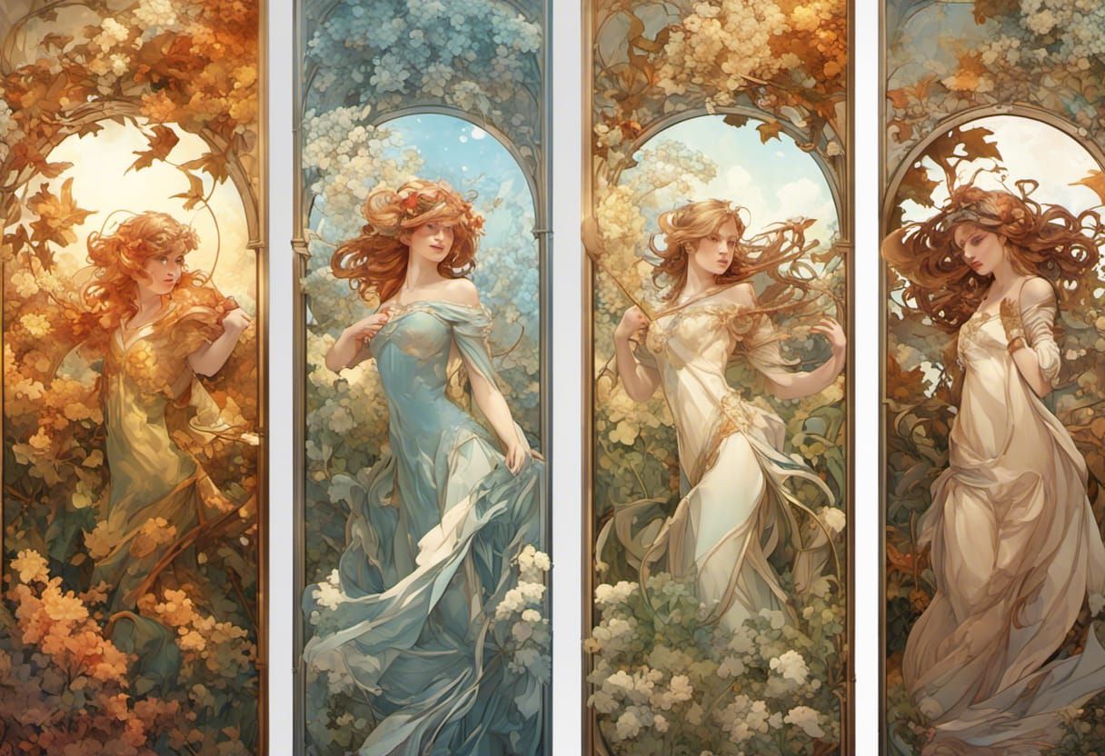 Seasons (Зима, Весна, Літо, Осінь)  by @Mak