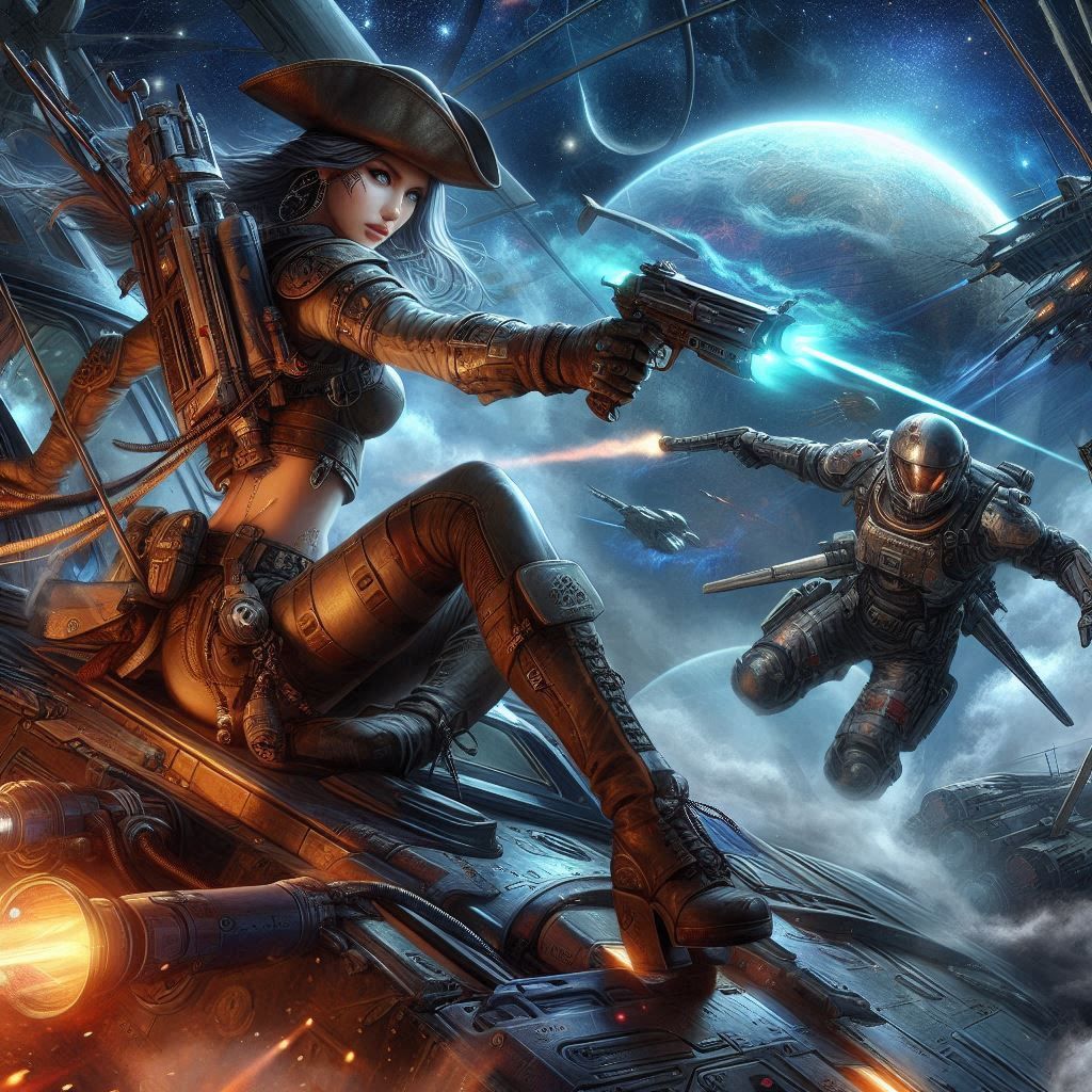 Space Pirate   by @Queen_Asha