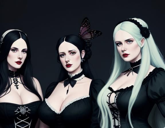 A fantasy illustration of a	Matronly	plus-sized	Insect	Acolyte	 wearing conservative clothing,	 near ...  by @Lots-of-games-to-play