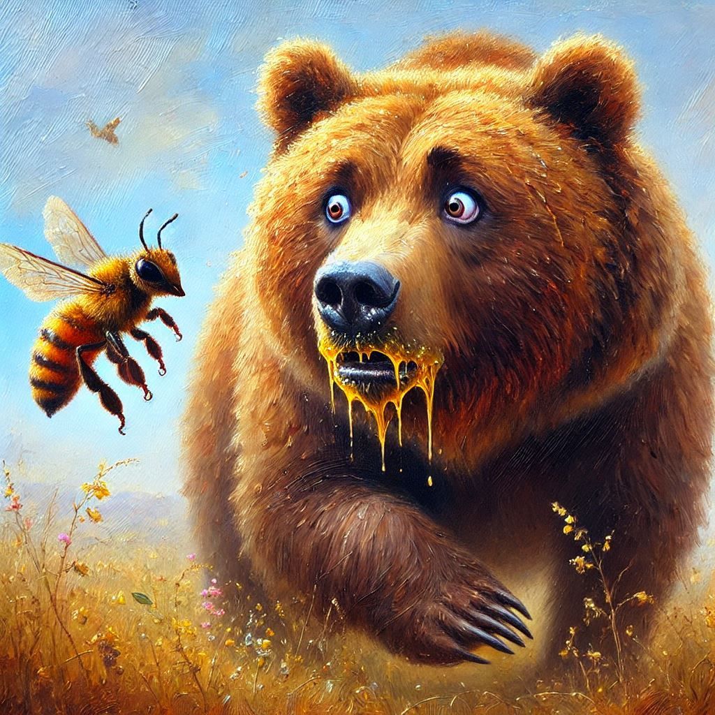 I didn't take any honey