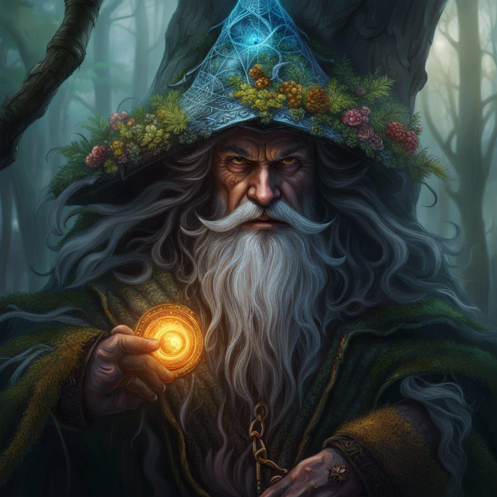 Medieval Wizard of the forest  by @Jess Daly