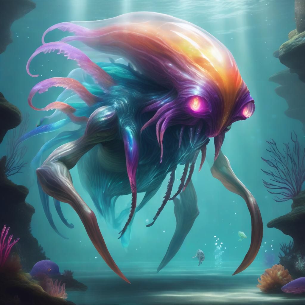 Alien creature - AI Generated Artwork - NightCafe Creator