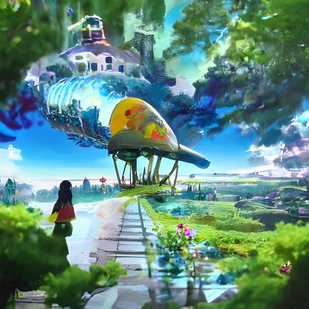 SOLARPUNK | Anime background, Anime scenery, Anime scenery wallpaper