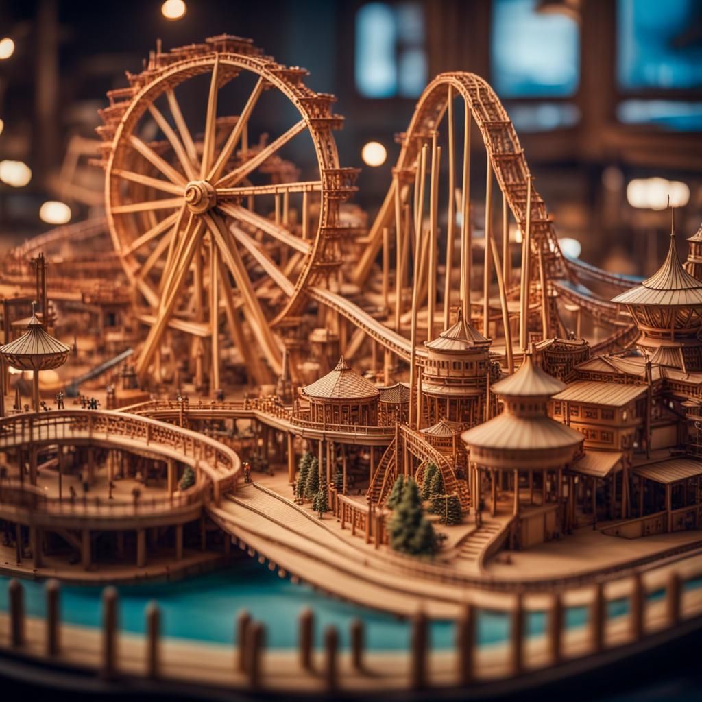 Matchstick theme park  by @Simon C