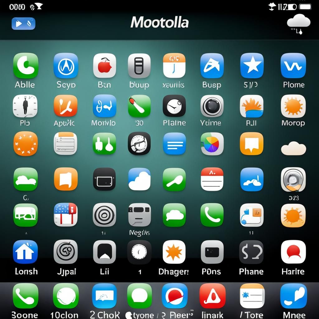 Iphone from 2004 in the style of motorola