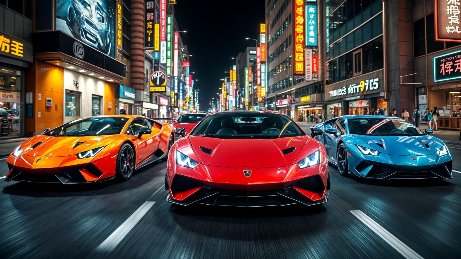 The Lambos are out in the city  by @Francis H