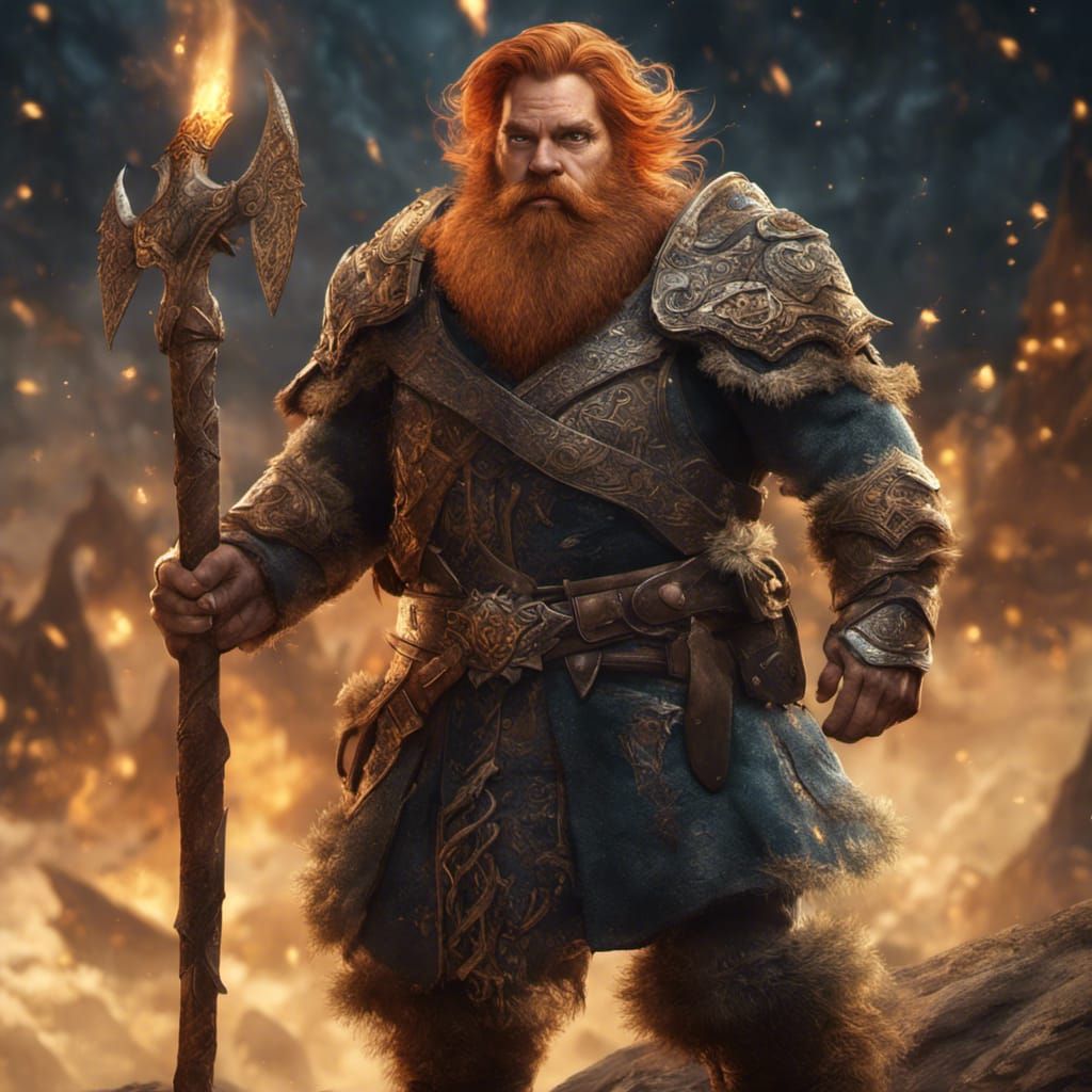 Dwarf Fighter Awaiting Battle - AI Generated Artwork - NightCafe Creator