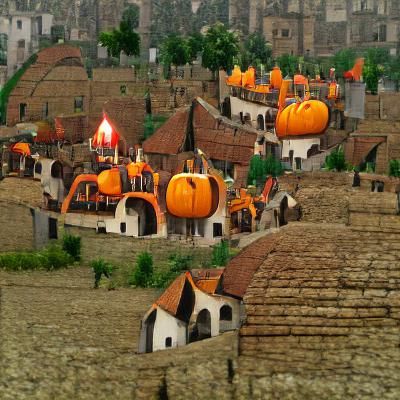 Medieval Pumpkin Town