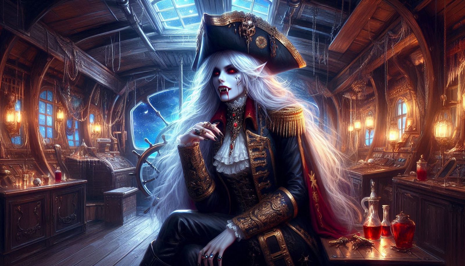 Pirate Vampire  by @ConChron