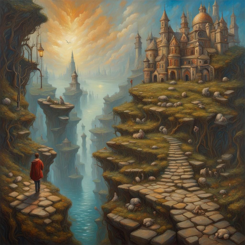 surreal dreamscape