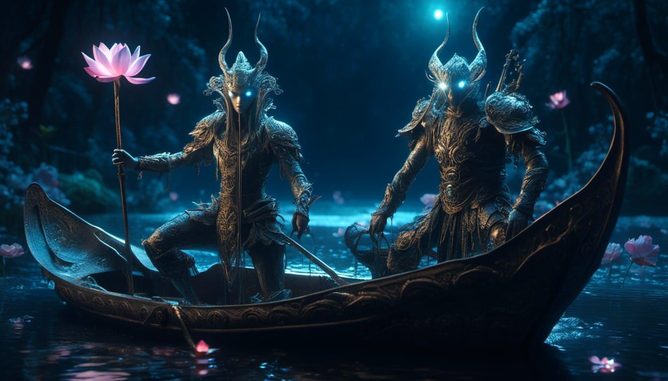 Otherworldly Night Fishing