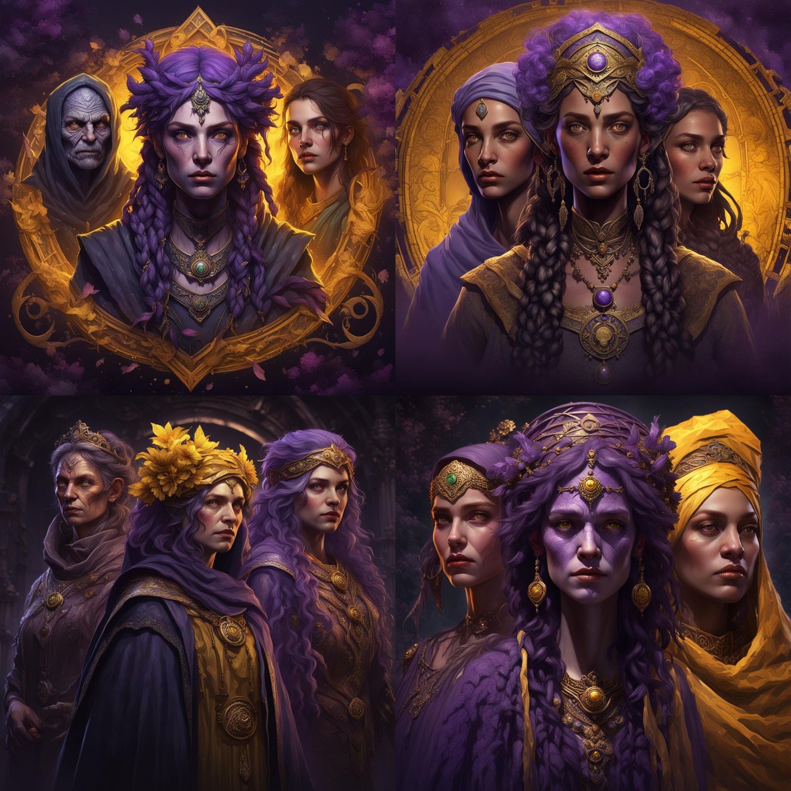 Maiden, Mother, Crone Portrait