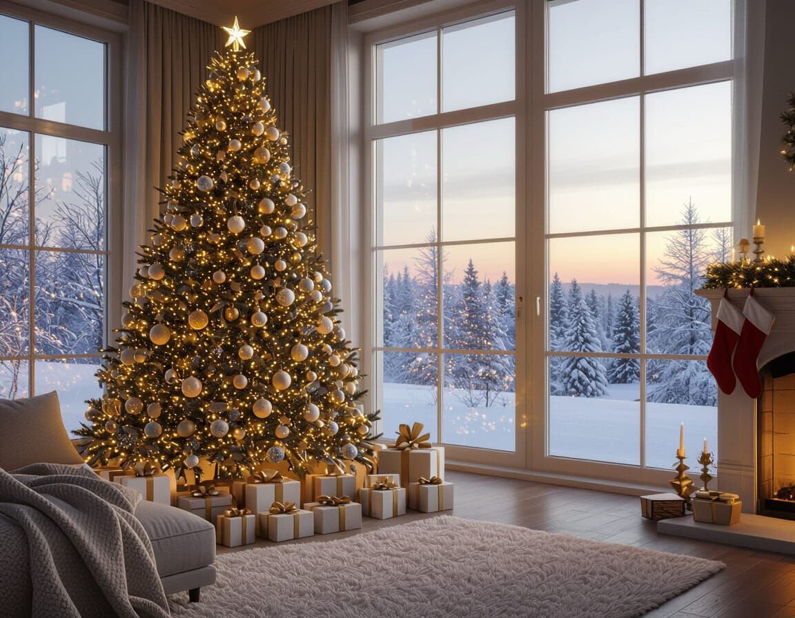 Cozy glowing Christmas Eve  by @Jane Jay