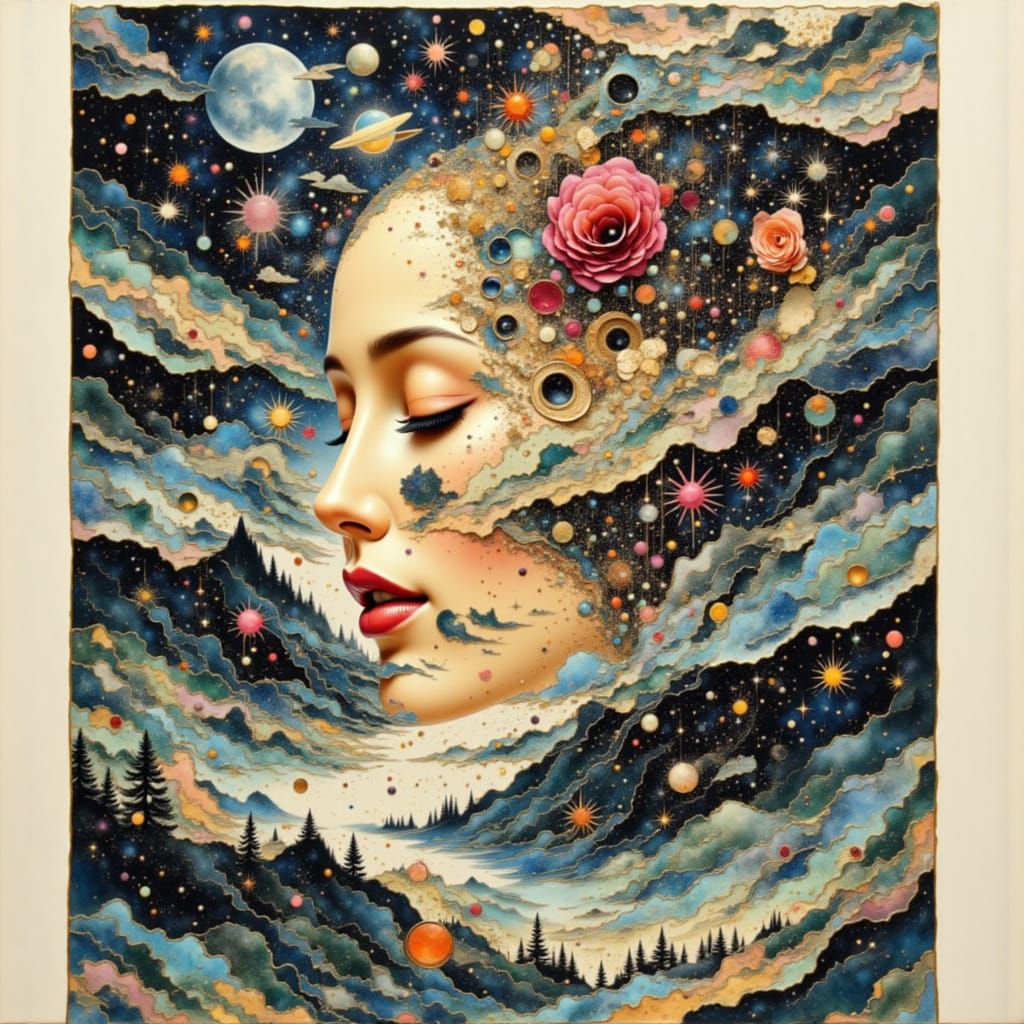 <lora:PaperMusicVibes:1.0>  musical score