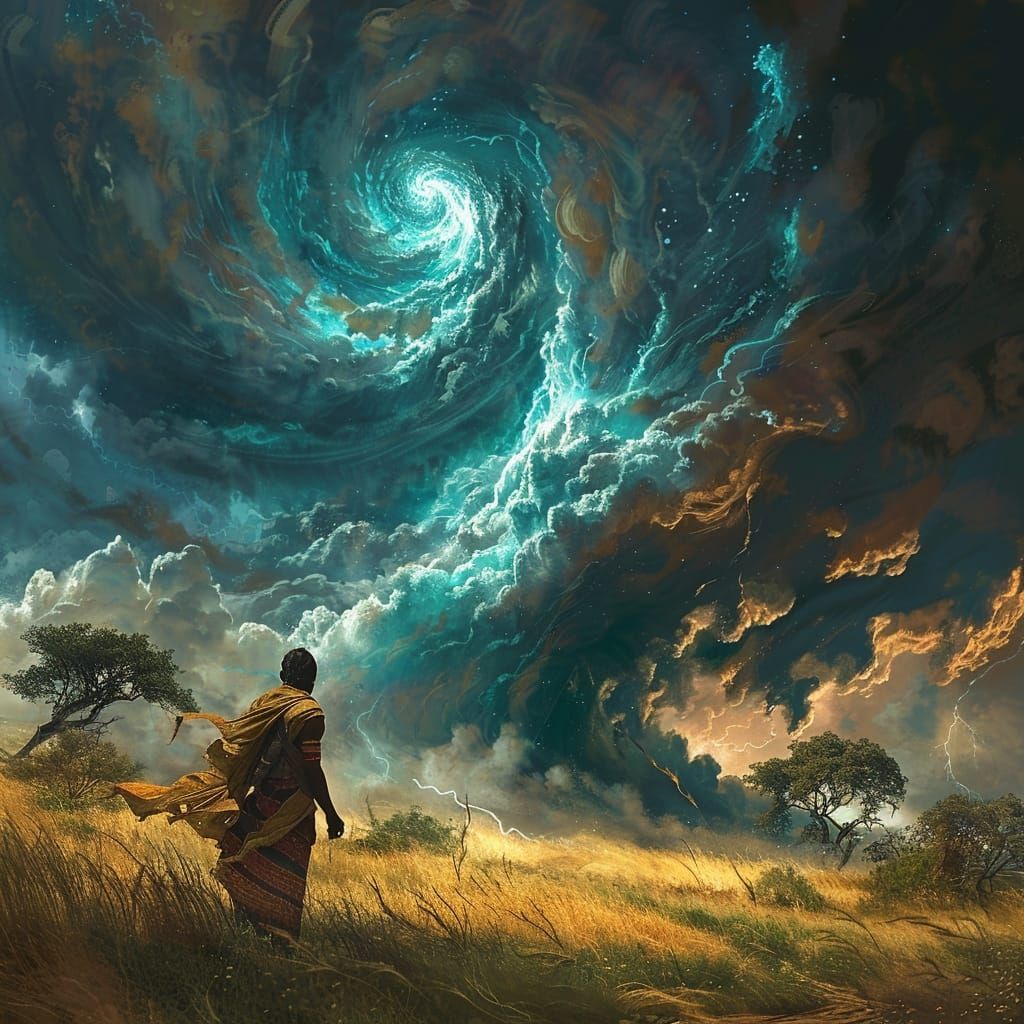 Blacklight Thunderstorm