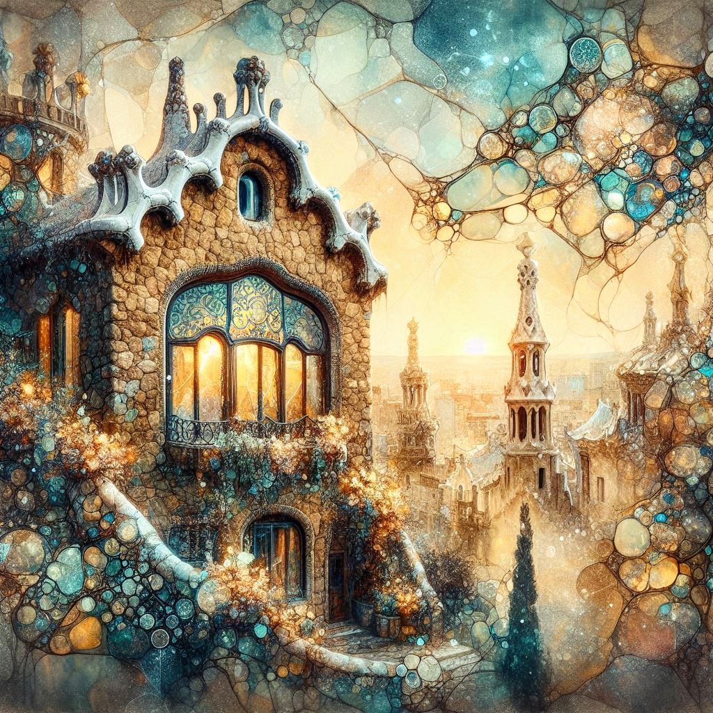 A house in the style of Gaudí