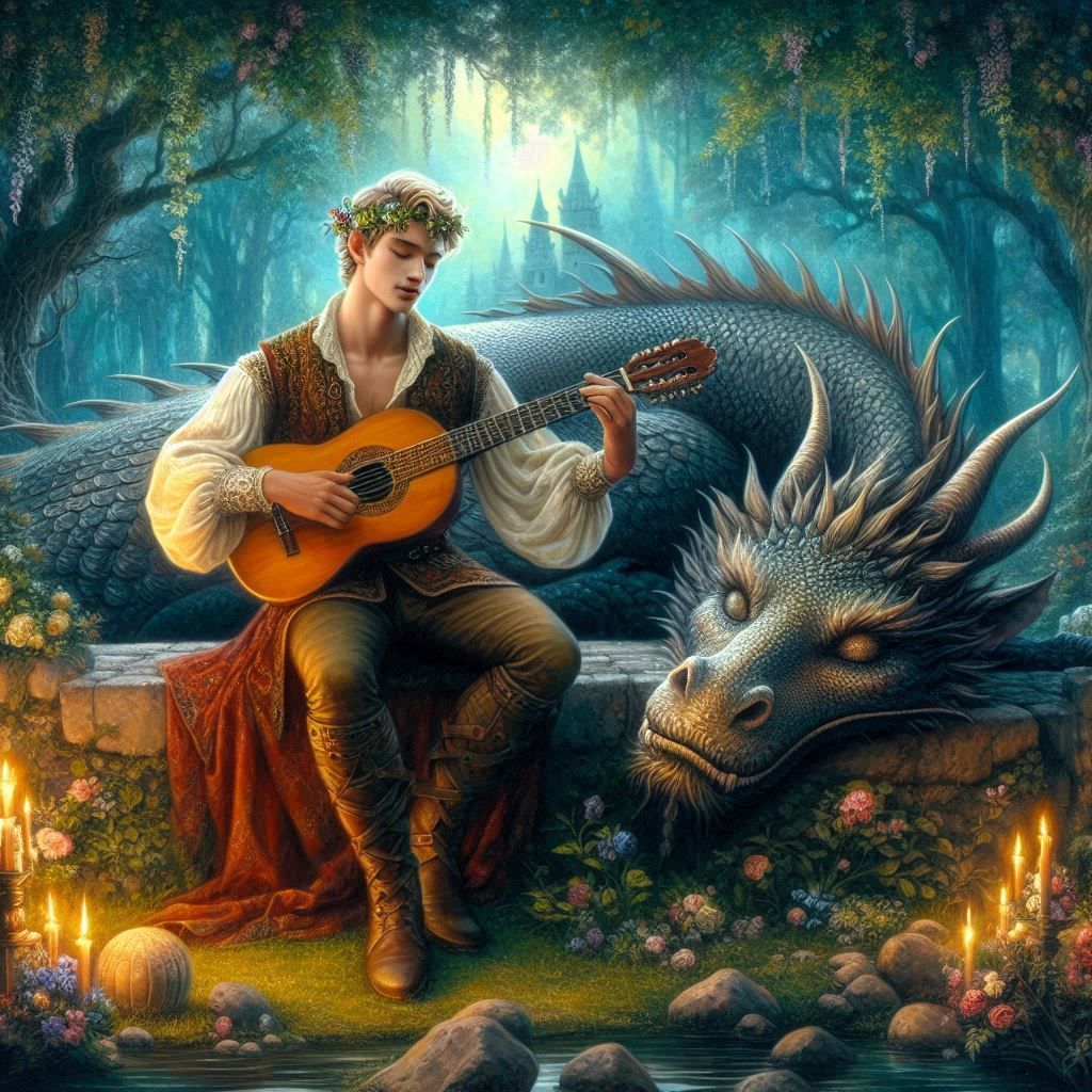 Bard and Dragon UL241009D