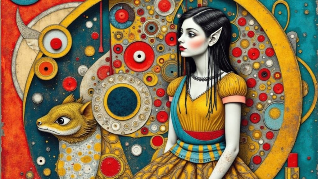 <lora:inks:1.0> <lora:SecretSauce:1.0> <lora:mmcollage:1.0>  Goblin Market place :: elaborate_masterpiece_collage :: gorgeous intricately_la...