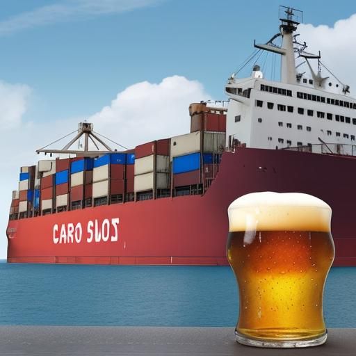 Cargo ship  Full of  beer