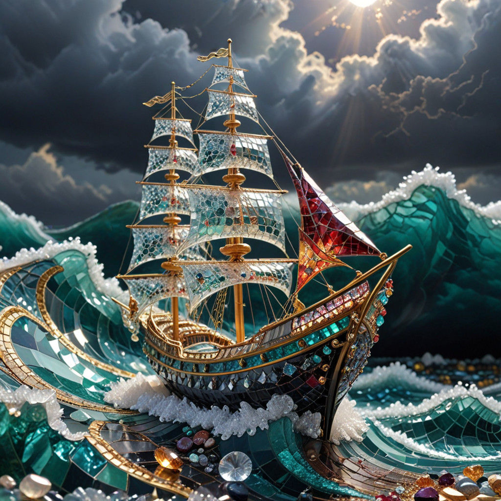 A painted ship upon a painted ocean  by @Gazza_Italy