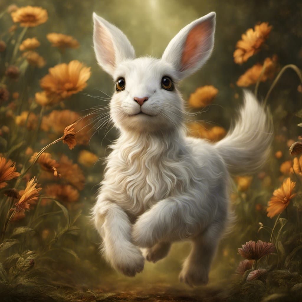 Magical Bunny - AI Generated Artwork - NightCafe Creator