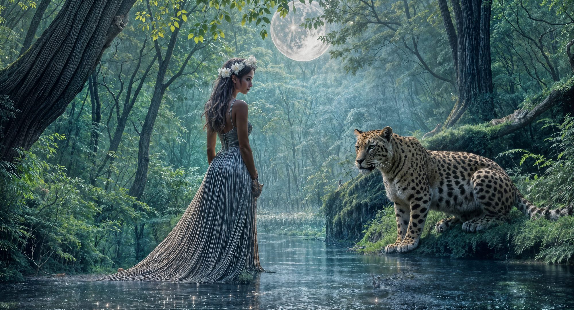 Encounter in the forest 