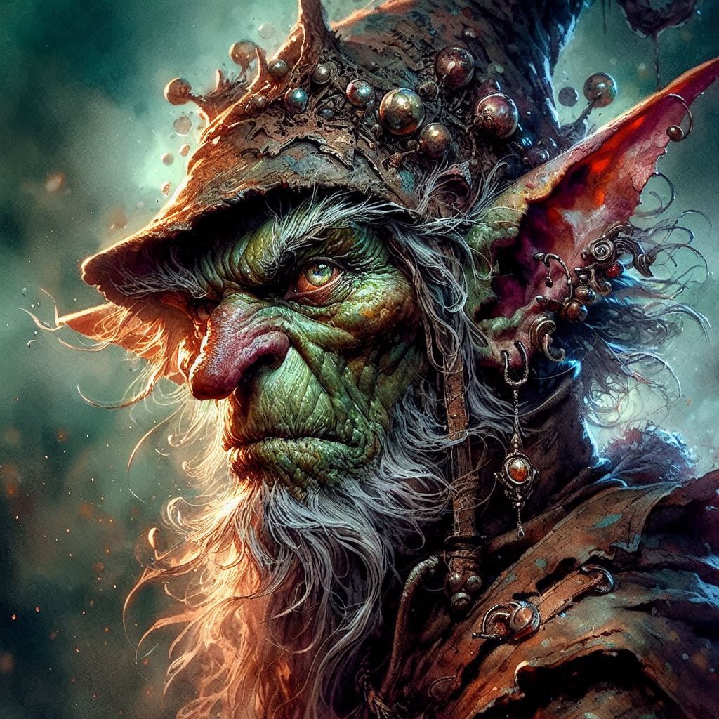 adorable fairy-tale fantasy creature portrait..