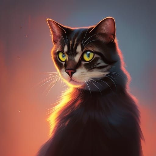 Cool Cat - AI Generated Artwork - NightCafe Creator