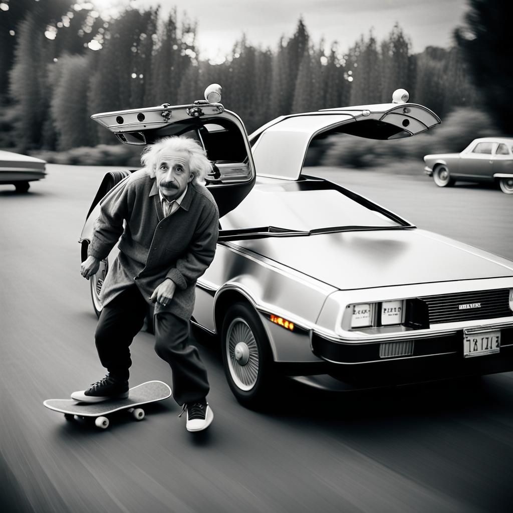 1980s Einstein the Time Traveller