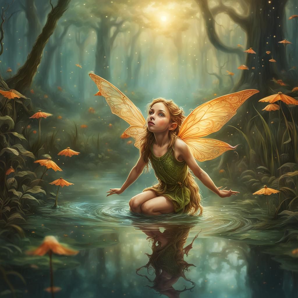 Little elf fairies - AI Generated Artwork - NightCafe Creator