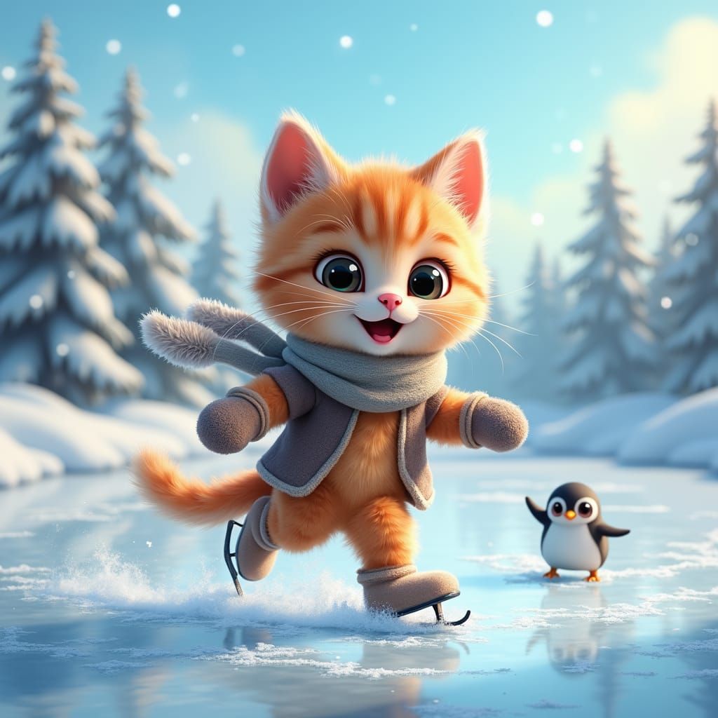 Hobby: Skating With a Friend 