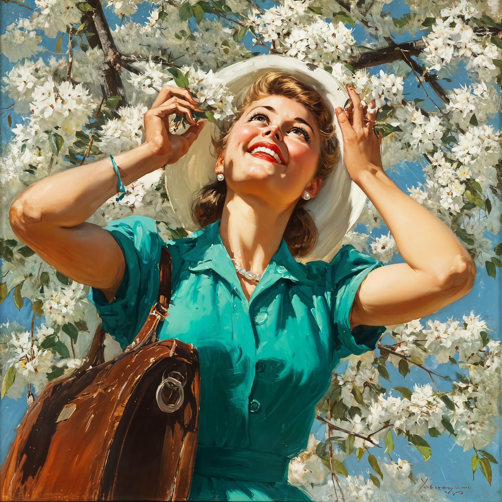 Spring is in the hair