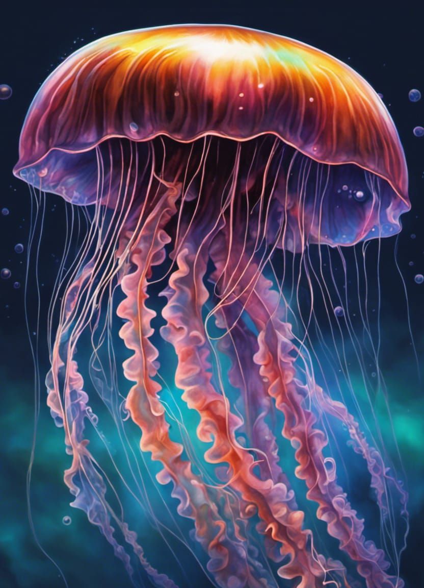 Ribbons of Jelly - AI Generated Artwork - NightCafe Creator