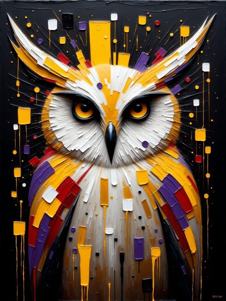 Impasto Oil painting