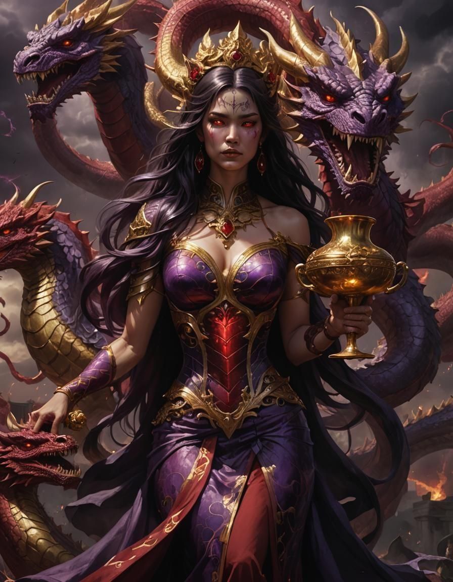 Revelation 17 - Great W H 0 R E Rides the Beast - 01