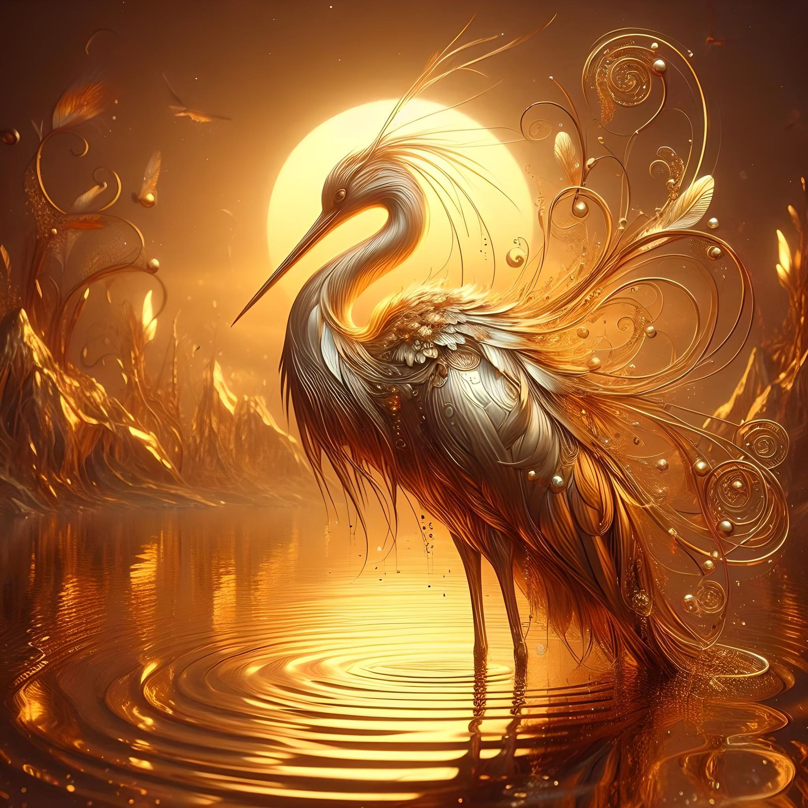 The Gold Heron