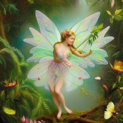 Dancing fairy - AI Generated Artwork - NightCafe Creator