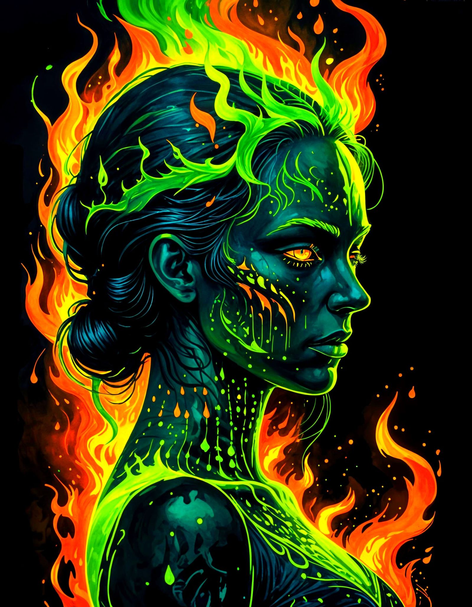 Blazing Beauty   by @KBunny001