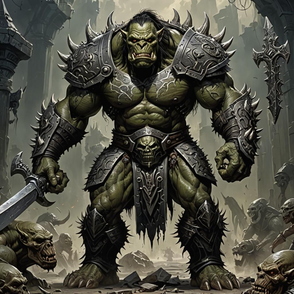 The god of the orcs, ice, and massacres. - AI Generated Artwork ...