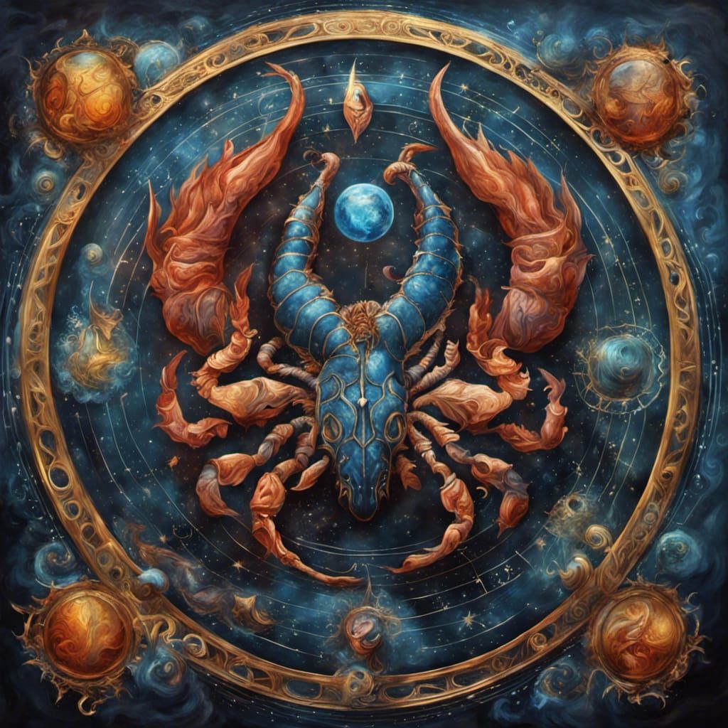 Scorpio the scorpion - AI Generated Artwork - NightCafe Creator