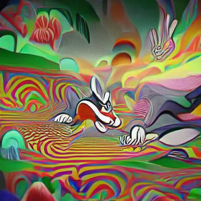 Bugs Bunny got into the acid again