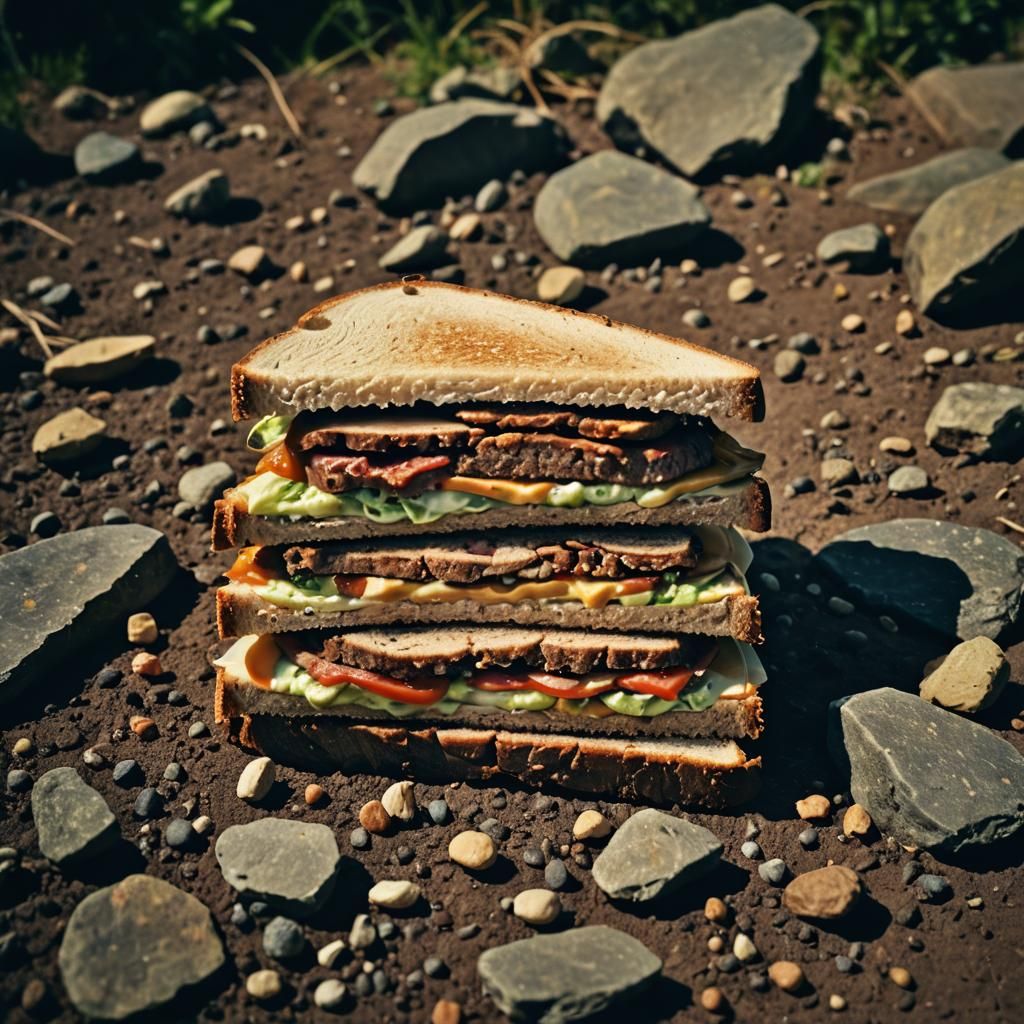 A stoney balogne sandwich