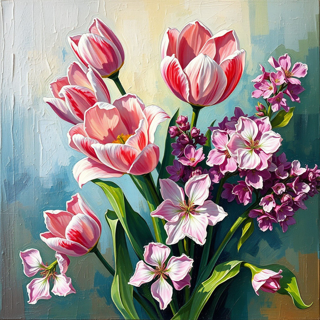 Floral Fantasies  by @Uwork