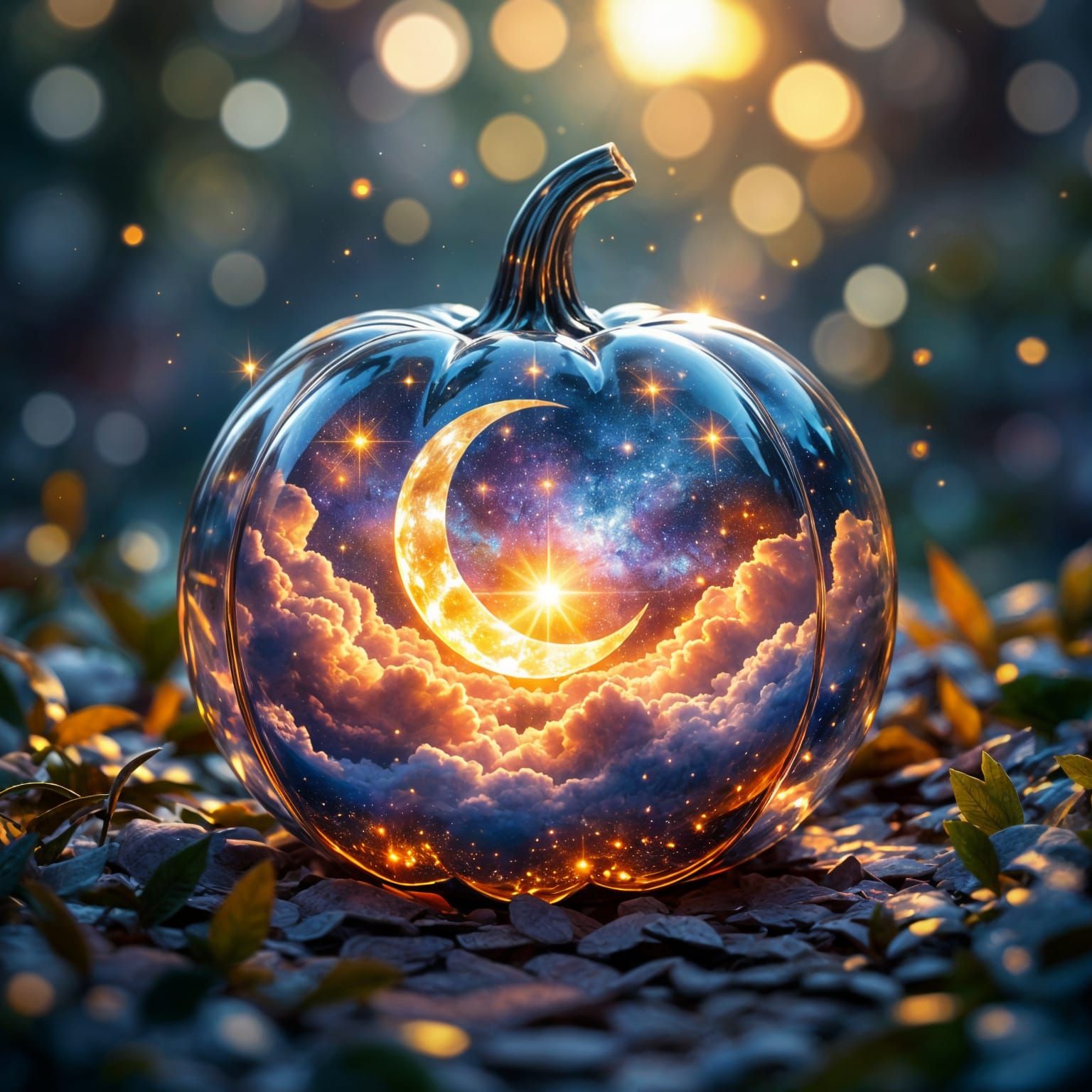 Magic Crystal Pumpkin   by @Basic_Shmasic