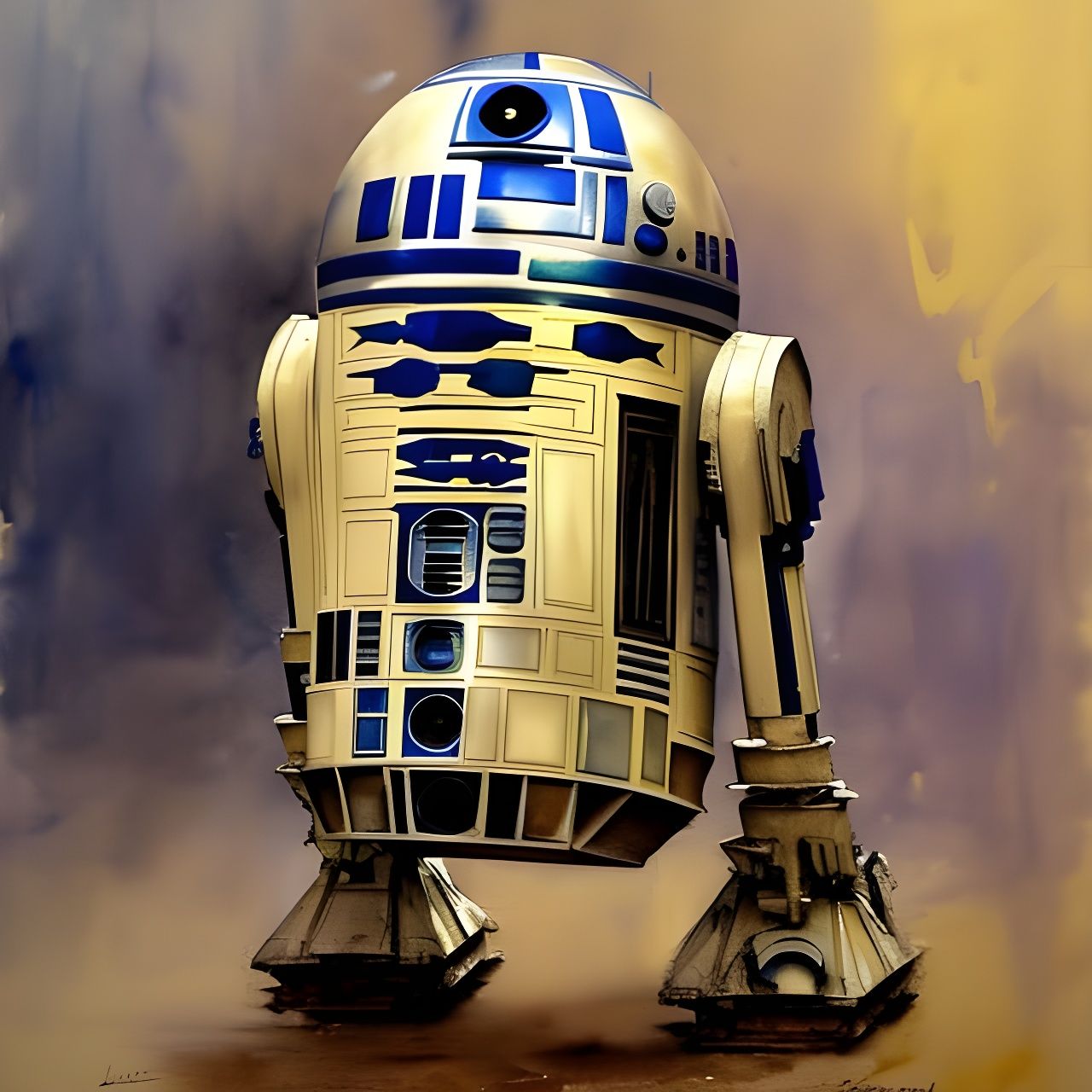 R2-D2 - AI Generated Artwork - NightCafe Creator